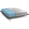 Image de Anselmo - Matelas Simple, 200x80x21h cm Blanc, Déhoussable Italy