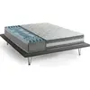 Image de Amega - Matelas Double, 190x140x27h cm Blanc, Déhoussable Italy