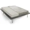 Image de Marcella - Matelas 2 Places, 190x160x14h cm Gris, Déhoussable Fabriqué en Italie