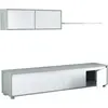Image de Amir - Mur d'Étagères, Blanc, 4 Tablettes