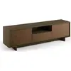 Image de Atina - Meuble TV 170x42x48h cm Marron, un Tiroir Fabriqué en Italie