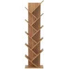 Image de Mobili Rebecca - Rebecca Mobili Bibliothèque Etagère 10 Etagères Bois Marron Moderne 160x44,5x22