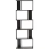 Image de Mobili Rebecca - Rebecca Mobili Etagère Bibliothèque Bois 5 Etagères Marron Wengè 172,5x60x24,5