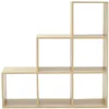 Image de Mobili Rebecca - Rebecca Mobili Etagère Bibliothèque Stockage 6 Niveaux Marron Bois 97,5x97,5x29