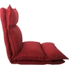 Image de Rebecca Mobili Siège de fauteuil en métal et polyester rouge