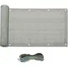 Image de Rebecca Mobili Brise-vue 0,9x5 m en PEHD gris