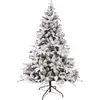 Image de Rebecca Mobili Sapin de Noël enneigé, 210 cm avec 1791 branches