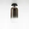 Image de Artemide Gople Mini, applique murale en verre soufflé, couleur marron