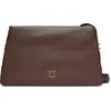 Image de PINKO sac à épaule bandoulière Triplet Marrone Castano - Antique Gold brun