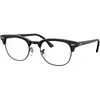 Image de Ray - Ban Unisex Ray - Ban RX5154 CLUBMASTER 2077 Montures optiques Acétate Noir Transparent Carré Normale