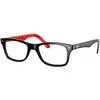 Image de Ray - Ban Unisex Ray - Ban RX5228 2479 Montures optiques Plastique Noir Carré