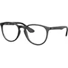 Image de Ray - Ban Femme Ray - Ban RX7046 ERIKA 5364 Montures optiques Injecté Noir Transparent Ronde Normale
