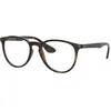 Image de Ray - Ban Femme Ray - Ban RX7046 ERIKA 5365 Montures optiques Injecté Tortue Transparent Ronde Normale
