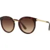 Image de Dolce & Gabbana Femme Dolce & Gabbana DG4268 502/13 Lunettes de soleil Acétate Tortue Marron Ronde Normale Ombré