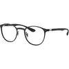 Image de Ray - Ban Unisex Ray - Ban RX6355 2503 Montures optiques Métal Noir Transparent Pantos Normale