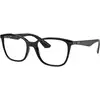 Image de Ray - Ban Unisex Ray - Ban RX7066 2000 Montures optiques Injecté Noir Transparent Carré Normale