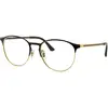 Image de Ray - Ban Unisex Ray - Ban RX6375 2890 Montures optiques Métal Noir Transparent Pantos Normale
