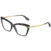 Image de Dolce & Gabbana Femme Dolce & Gabbana DG5025 504 Montures optiques Nylon Gris Cat Eye Normale