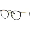 Image de Ray - Ban Femme Ray - Ban RX7140 2000 Montures optiques Injecté Noir Transparent Pantos Normale