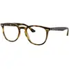 Image de Ray - Ban Unisex Ray - Ban RX7159 2012 Montures optiques Acétate Tortue Transparent Pantos Normale