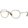 Image de VOGUE EYEWEAR Femme VOGUE EYEWEAR VO4094 997 Montures optiques Métal Marron Géométrique
