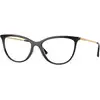 Image de VOGUE EYEWEAR Femme VOGUE EYEWEAR VO5239 W44 Montures optiques Injecté Noir Cat Eye Normale