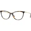 Image de VOGUE EYEWEAR Femme VOGUE EYEWEAR VO5239 W656 Montures optiques Injecté Marron Cat Eye Normale