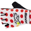 Image de Gants de cyclisme sans doigts SANTINI - TOUR DE FRANCE 2023 - Rouge/Blanc XL