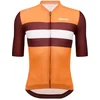 Image de Maillot de cyclisme à manches courtes SANTINI - ECO SLEEK NEW BENGAL - Orange/bordeaux M