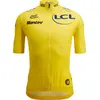 Image de SANTINI Kurzarm Fahrradtrikot - TOUR DE FRANCE - YELLOW JERSEY - Gelb XL