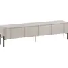 Image de Brembana - Meuble TV, 190x40x50h cm Beige, une Étagère