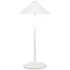 Image de Lampe De Table Led Rechargeable Zafferano Pina L Desk Blanche, 6W, Ip65, Variateur, Tête Magnétique, Intérieur/Extérieur