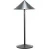 Image de Lampe de table LED rechargeable Zafferano Pina L Desk titane, 6W, IP65, variateur, tête magnétique, intérieur/extérieur