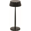 Image de Lampe De Table Led Connectée Wi-Fi Zafferano Sister Light Noire Nacrée Rechargeable Dimmable 2200/2700/3000/4000K 3,2W H 33 Cm
