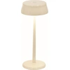 Image de Lampe De Table Led Wi-Fi Connectée Zafferano Sister Light Ivoire Rechargeable Dimmable 2200-2700-3000-4000K 3,2W H33Cm