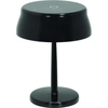 Image de Zafferano Sister Light Mini Lampe De Table Led Wi-Fi Connectée Noir Nacré Rechargeable Dimmable 2200-2700-3000-4000K 3,2W H17Cm