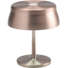 Image de Zafferano Sister Light Mini Lampe De Table Led Wi-Fi Connectée Cuivrée Rechargeable Dimmable 2200-2700-3000-4000K 3,2W H17Cm