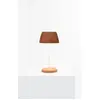 Image de Lampe connectée Trilli Wi-Fi Zafferano - LED rechargeable, tactile, application Wi-Fi, céramiqueReproductionée blanche et rouille