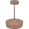 Image de Lampe de table LED Swap mini pro, bronze, rechargeable et à intensité variable - 2 W, 2200-2700-3000 K, IP65
