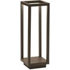 Image de Lanterne De Table Led Corten 2,2W À Piles Ip54 Safran 3000K 12 H De Puissance Maximale En Aluminium