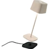 Image de Lampe De Table Led Zafferano Ofelia Pro Sand Rechargeable Et Dimmable - 2200-2700-3000K - Autonomie Maximale 9H