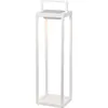 Image de Zafferano - Lanterne Solaire 2 Led, 56,4 Cm - Lampe Murale Et De Table 2W Avec Batterie Et Capteur Crépusculaire - Blanc