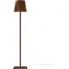 Image de Lampadaire Poldina Corten 230V avec prise Lampadaire 28x150cm Design Moderne en Aluminium