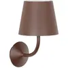 Image de Poldina Applique 230V en Aluminium Couleur Corten, Design Moderne avec Diffuseur en Polycarbonate, Culot E27 pour Usage Intérieur et Extérieur