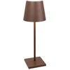 Image de Lampe de table LED Poldina L Desk Corten, rechargeable et dimmable avec une autonomie jusqu'à 12 heures
