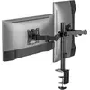 Image de Support de bureau supérieur pour 2 écrans plats, diagonale compatible 17-32 pouces, SUPSPC002