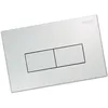 Image de Plaque De Commande Blanche À Double Bouton "eco Linea"