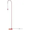 Image de Zafferano - Lampadaire Filo, Orientable À 200, Métal Peint, Ampoule E27 Max 60W Incluse, H 231Cm - Rouge