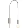 Image de Zafferano - Applique Filo, orientable à 200, métal peint, ampoule E27 max 60W incluse, H 61cm - Blanc