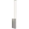 Image de Applique Murale Led Sticks À Lumière Diffuse En Aluminium Blanc Mat, Température De Couleur Sélectionnable 2200k-4000k, Ip54, Hauteur 43 Cm, 14w